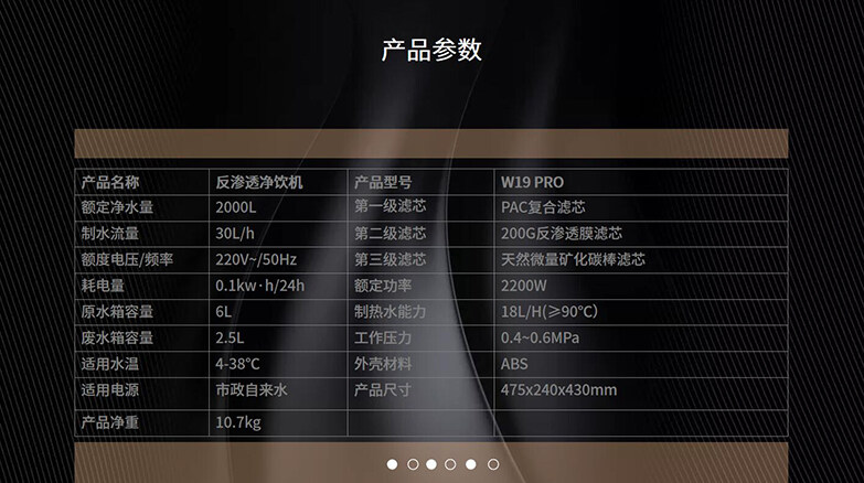 W19 PRO 净饮机