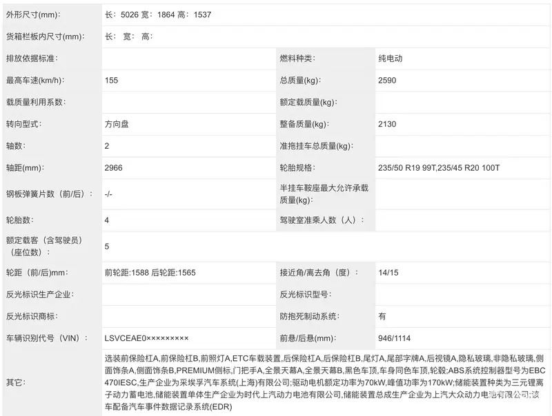 2024年将上市重点新能源轿车汇总小米SU7仰望U7领衔(图32)