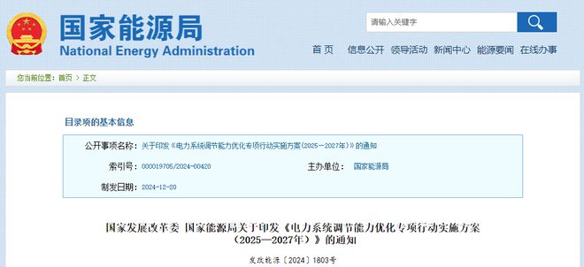 国家发改委、国家能源局最新通知(图1)